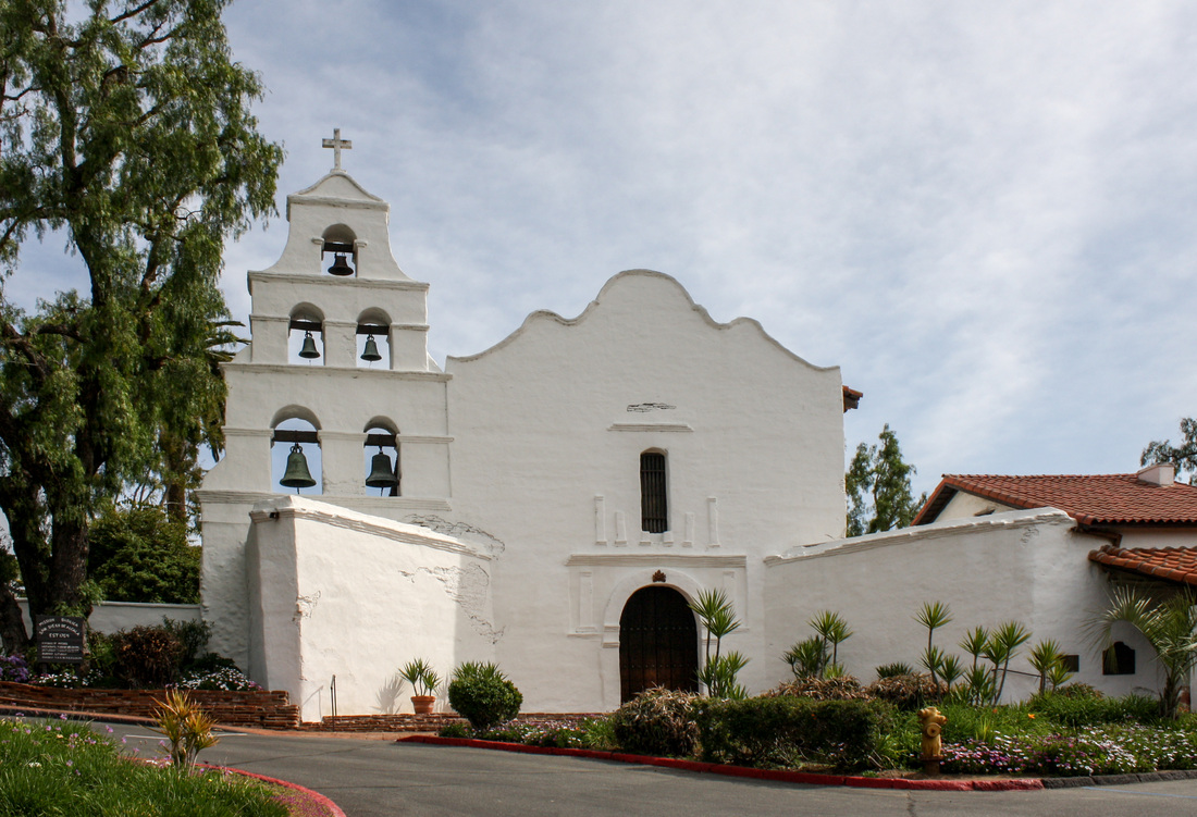 The Mission Church of San Diego de Alcalá - California